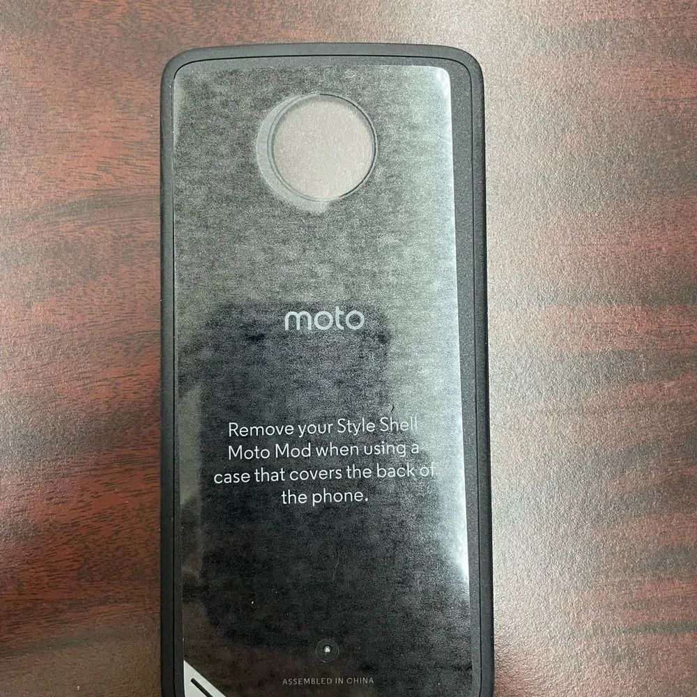 Moto Z Droid Wood Like Style Shell Moto Mod - Picture 2 of 3